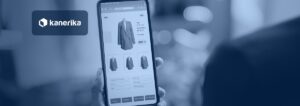 Retail shopper using a generative AI shopping assistant on a mobile app, Kanerika