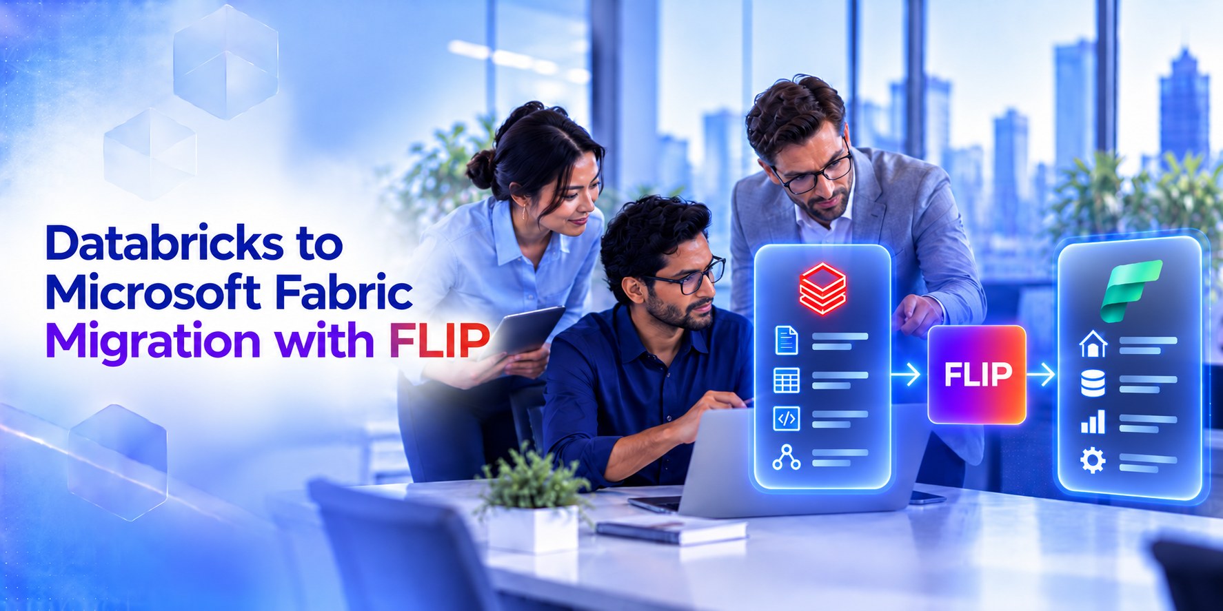 Databricks to Microsoft Fabric Migration with FLIP datasheet