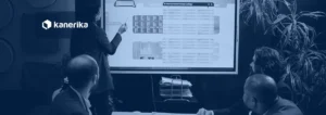 Kanerika banner for AI decision making, how AI turns business data into governed decisions in 2026