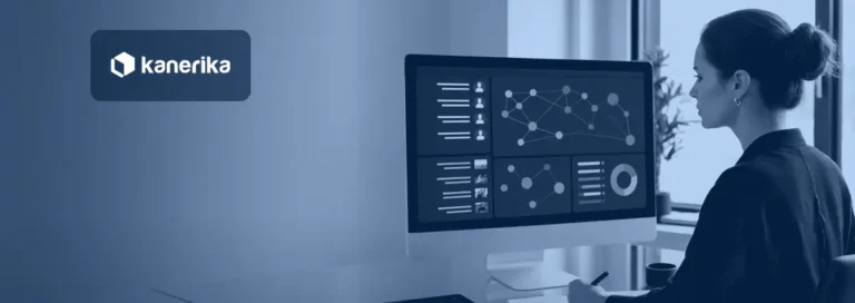 Analyst reviewing a business intelligence dashboard on a desktop monitor, hero image for business intelligence statistics 2026