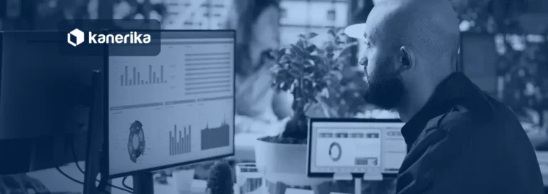Professional reviewing AI-driven analytics dashboards, illustrating OpenAI Dots always-on AI agents for enterprise work